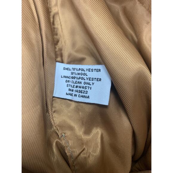 NWT New Walter Baker Womens Size 6 Metallic Gold Lined Tweed Mini Skirt - Picture 4 of 5